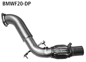 Bastuck Kat-Ersatzrohr (ohne Zulassung nach StVZO) für BMW 3er F30/F31 1.6l Turbo