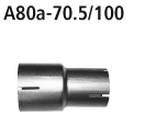 Bastuck Adapter Komplettanlage auf Serie auf Ø 70.5 mm für BMW 1er F20/F21 2.0l Turbo