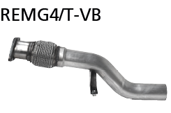 Bastuck Verbindungsrohr vorne für Renault Megane 4 1.6l TCe inkl. GT