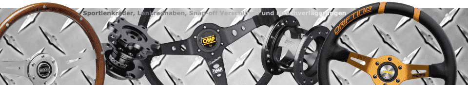 MOMO Lenkrad - Sparco Lenkrad - OMP Lenkrad - Lenkradnaben - Snap-OFF Adapter