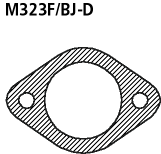 Bastuck Flanschdichtung (wird 2x benötigt) für BMW 335i / 335D Coupé(E92)